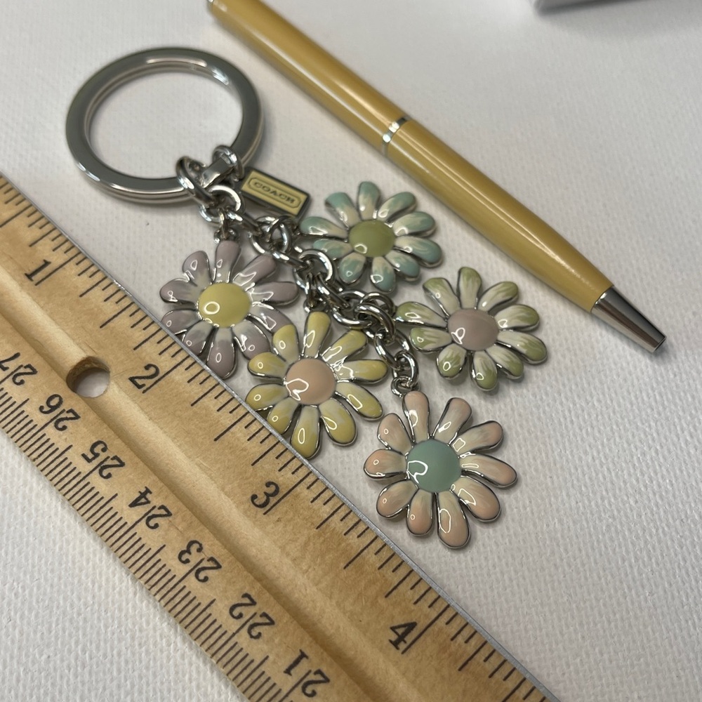 Coach Daisy Keychain and Coach Pen Set in Pastel Hues - Picture 3 of 5